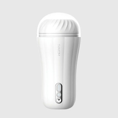 Svakom Robin Powerful Vibrating Male Stroker with Boost Feature Mode White
