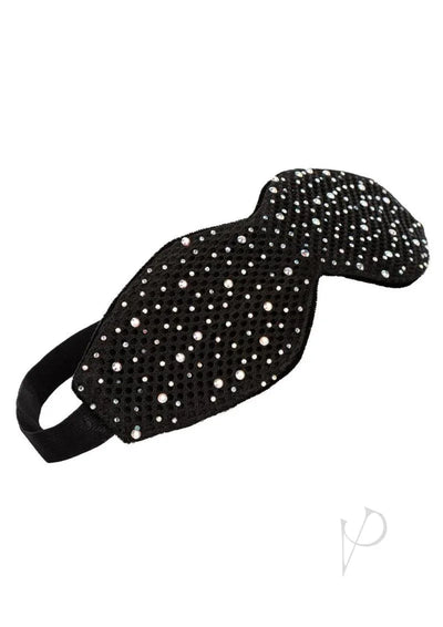 Radiance Blackout Eye Mask with Rhinestone Dots Black One Size