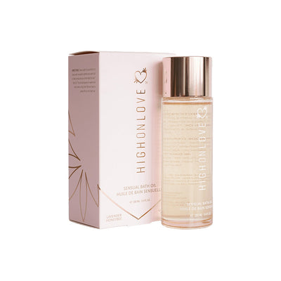 HighOnLove Bath Oil Sweet Lavendar Honeybee 3.4 fl oz