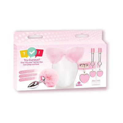 Icon Try-Curious 4 PC Kitty Kit Pink