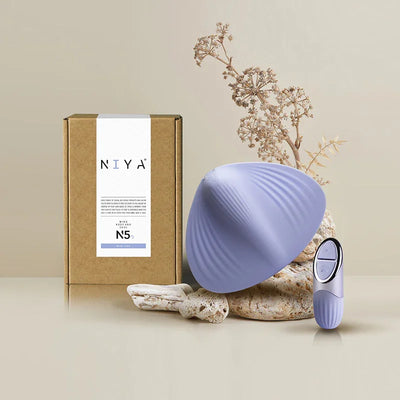 NIYA 5 Rechargeable Remote-Controlled Silicone Multi-Use Massager Cornflower Blue