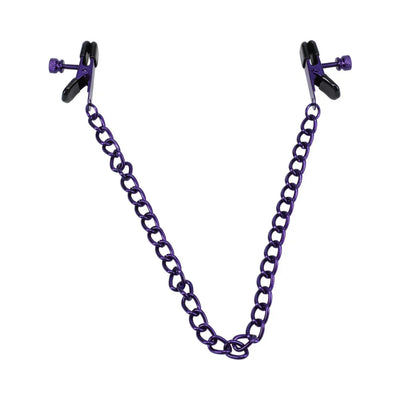 Merci The Clover Adjustable Nipple Clamps with Iron Chain