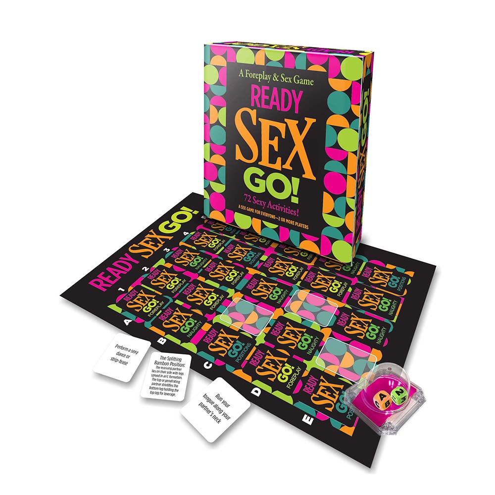 Ready Sex Go: Action Packed Erotic Adult Couples Sex Board Game - Romantic  Blessings