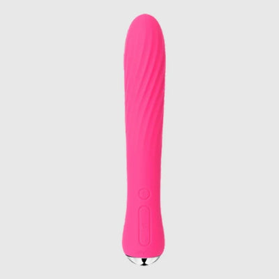 Svakom Anya Silicone Flexible Heating Classic Vibrator Plum Red/Silver