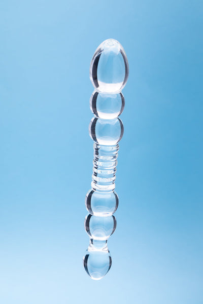 Clarity Elysian Serenade 7.5 In Elongated Glass Dildo