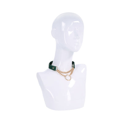 Sportsheets Sex & Mischief Indica Day Collar Green/Gold
