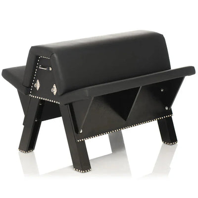 Master Series Bareback Couple's Adventurous Play Bondage Horse Bench Black