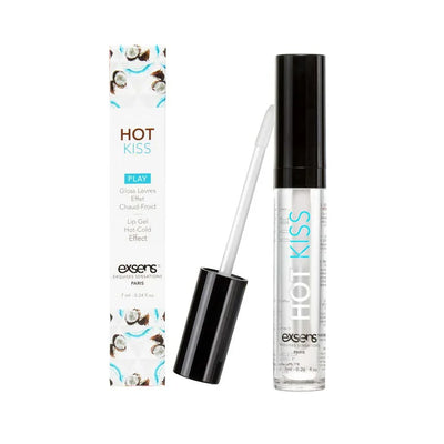 Exsens Coconut Hot Kiss Body Safe Hot-Cold Effect Lip Gel 0.24 oz