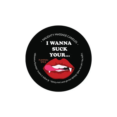 Kama Sutra Mini Massage Halloween Candle 1.7 oz Wanna Suck