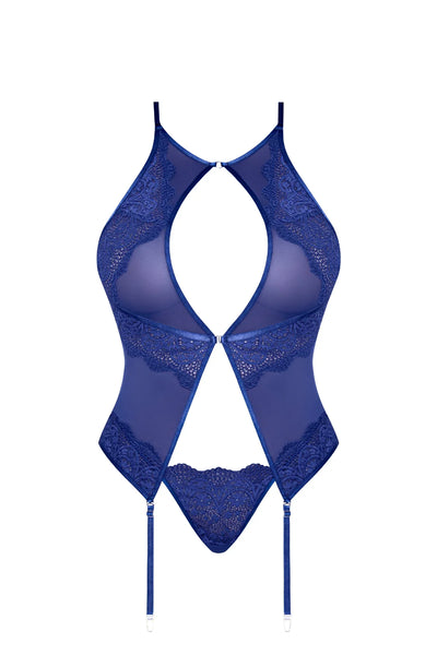 Magic Silk Berrylicious Basque & G-String Set Blueberry