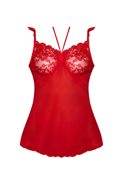 Magic Silk Sugar High Babydoll & Thong Set Red