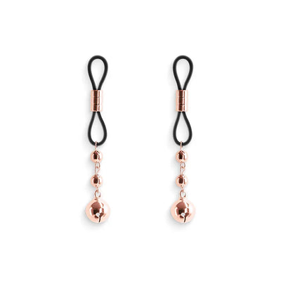 Bound Lasso Style Nipple Clamps D1 Rose Gold