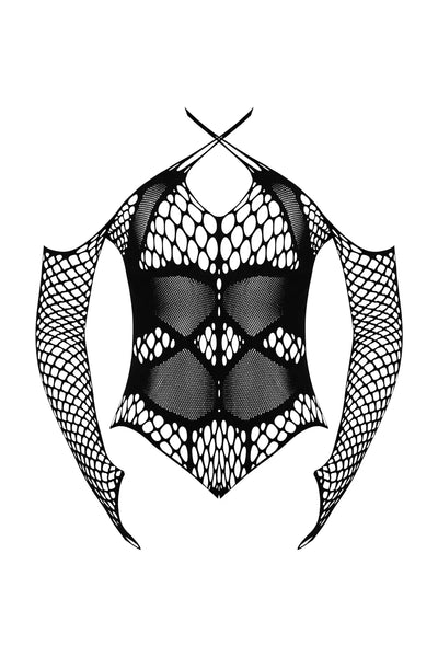 Magic Silk Seamless Long Sleeve Teddy Black OS