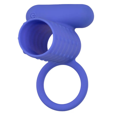Silicone Rechargeable Endless Desires Girth Enhancer Penis Ring Blue