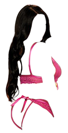 Shirley of Hollywood Valentine Heart Stretch Lace Bra with Open Cups & Open Back Panty Hot Pink