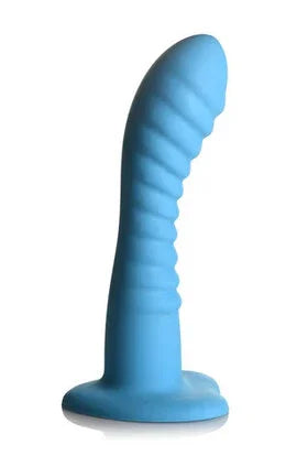 Simply Sweet 7" Ribbed Silicone Non-Realistic Dildo with Suction Cup B - Romantic Blessings Simply Sweet 7" Ribbed Silicone Non-Realistic Dildo with Suction Cup B - Romantic Blessings