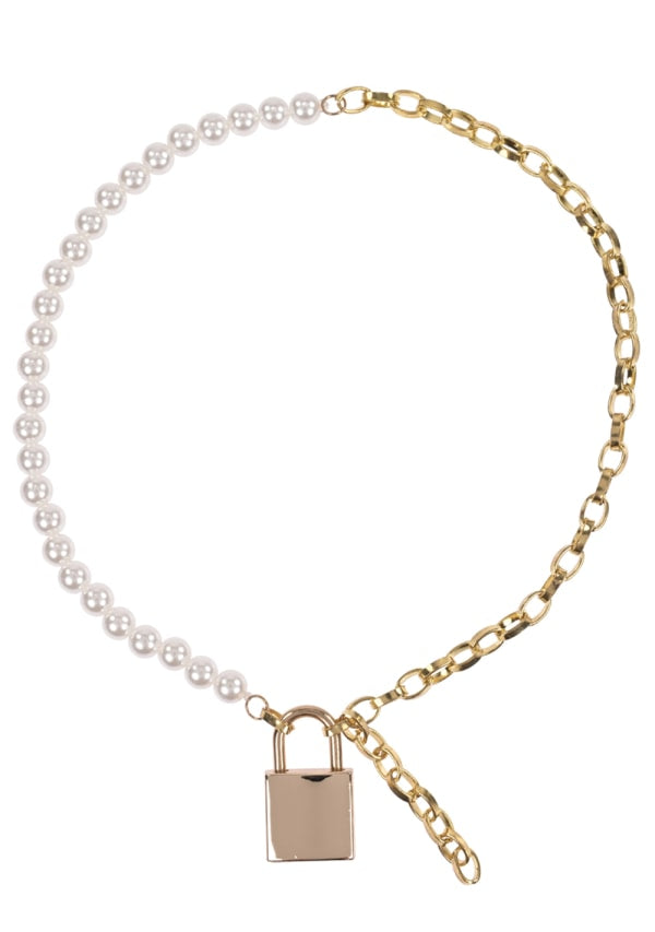 Sportsheets Sex & Mischief Pearl Day Necklace White/Gold