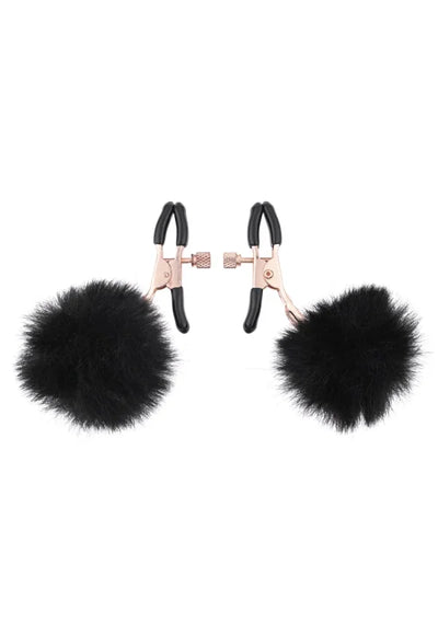 Sportsheets Sex & Mischief Puff Nipple Clamps Gold/Black