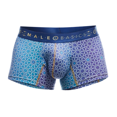 Male Basics Hipster Men's Trunk Mosaic Blue