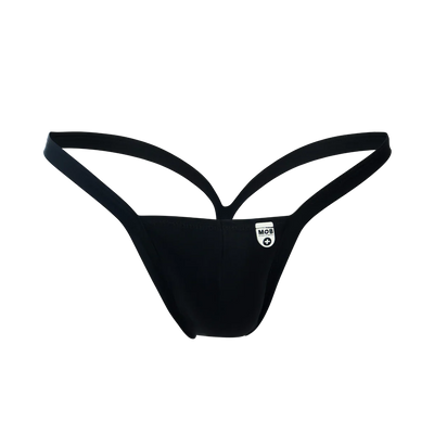 Male Basics Mob Y Buns Thong Black