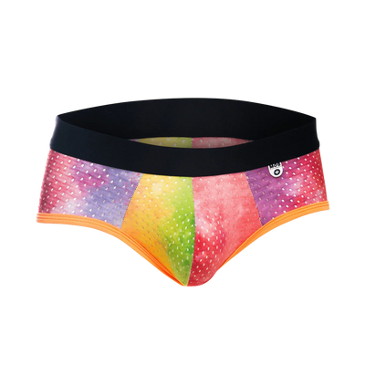 Male Basics MOB Men's Aero Brief Orange Tye Dye