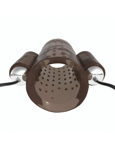 Pipedream Classix Dual Vibrating Textured Penis Sleeve Smoke