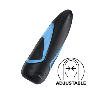 Satisfyer Men Stroker with Suction Pump Regulator Black/Blue