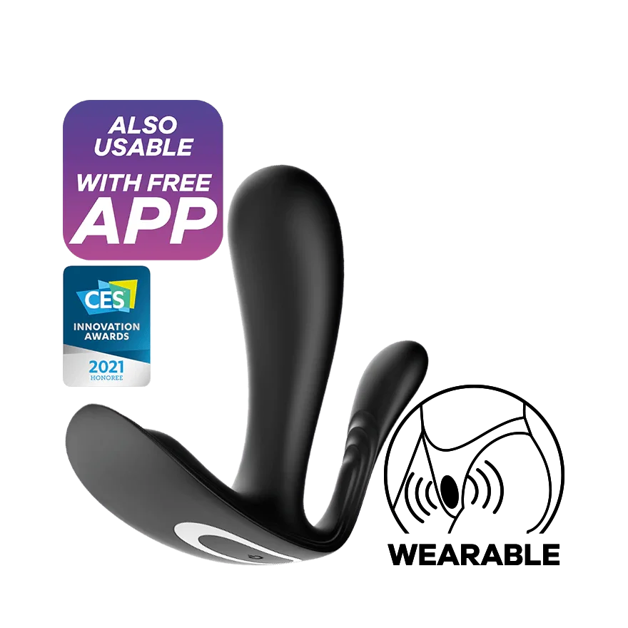 Satisfyer Top Secret+ Connect App Enabled Rechargeable Wearable G-Spot - Romantic Blessings Satisfyer Top Secret+ Connect App Enabled Rechargeable Wearable G-Spot - Romantic Blessings