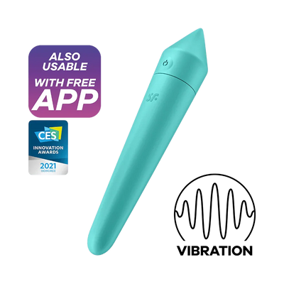 Satisfyer Ultra Power Bullet 8 Rechargeable Silicone 12 Level App Enabled Bullet Vibrator