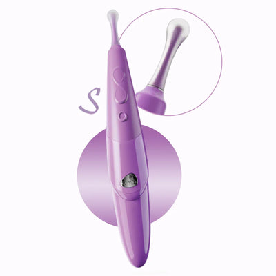 Zumio Ssadie 8 Speed Rotating Clit Stimulator for Soft Gentle Orgasms Purple