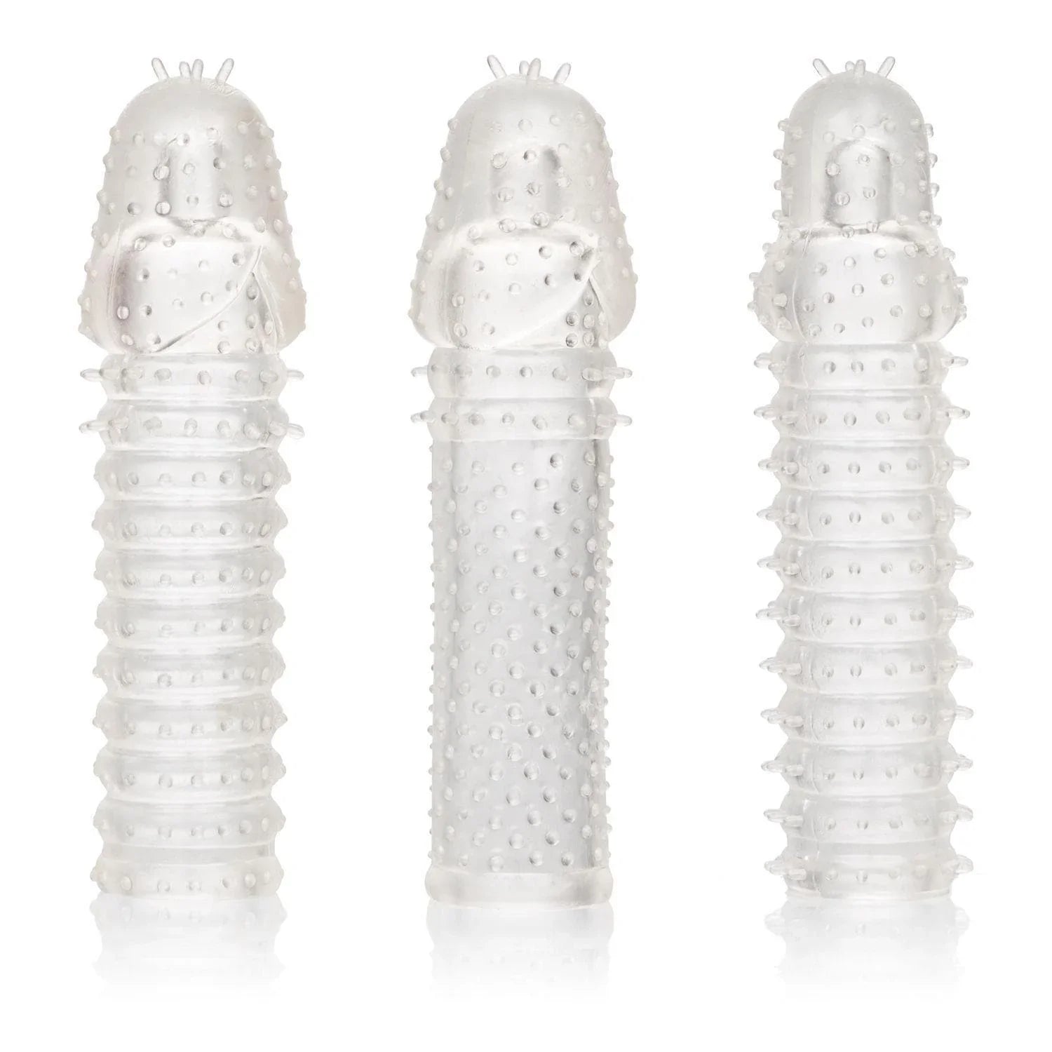 3 Piece Ribbed Penis Length and Girth Extension Kit - Romantic Blessings 3 Piece Ribbed Penis Length and Girth Extension Kit - Romantic Blessings