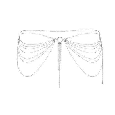 Bijoux Indiscrets Magnifique Collection Chain Waist Jewelry - Silver - Romantic Blessings