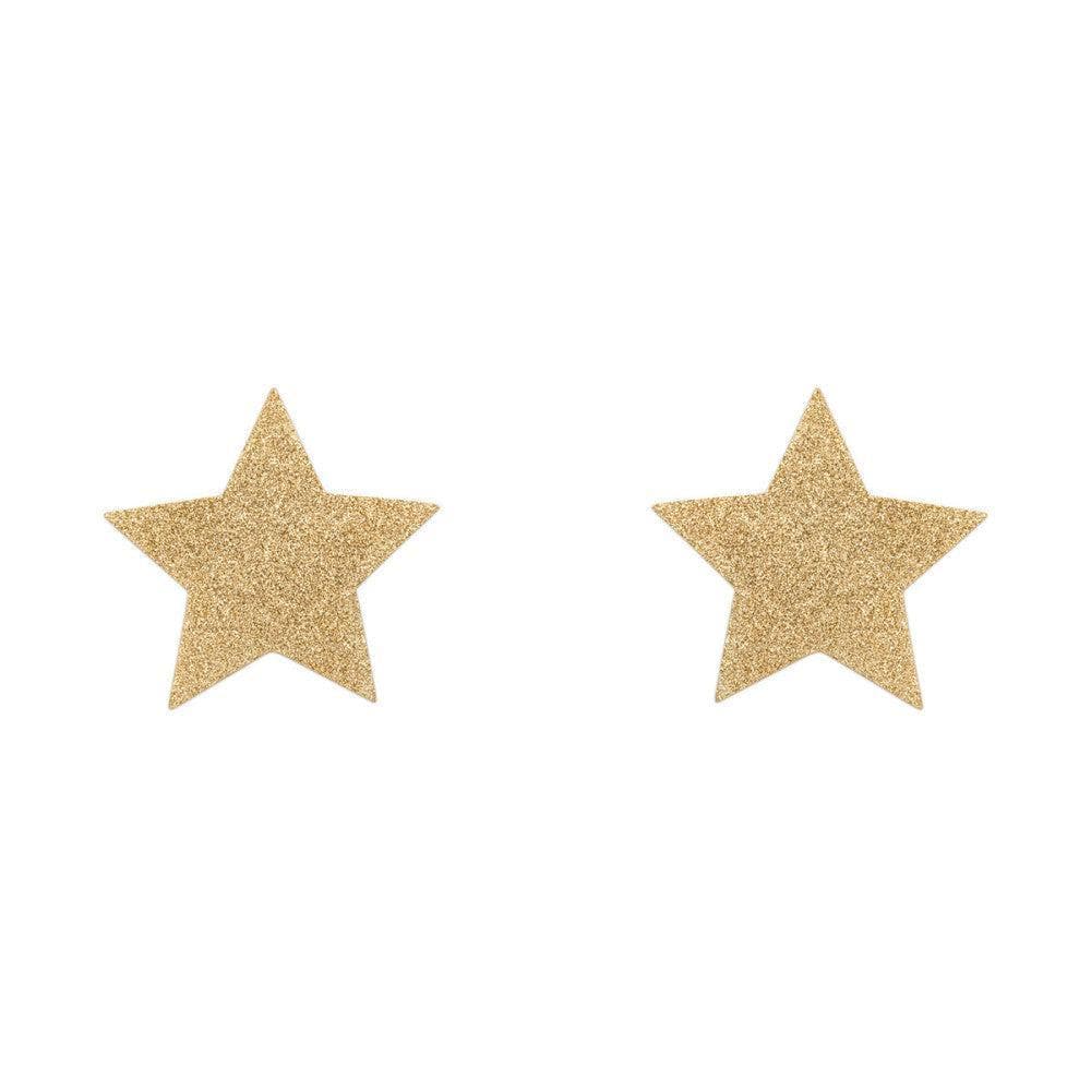 Bijoux Indiscrets Flash Pastie - Star Gold - Romantic Blessings