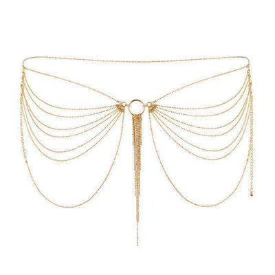 Bijoux Indiscrets Magnifique Collection Chain Waist Jewelry - Gold - Romantic Blessings