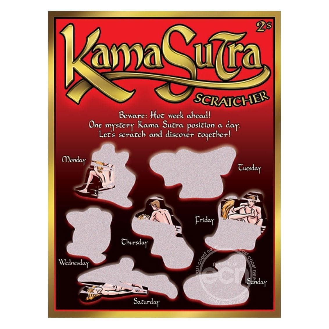 Kama Sutra Scratcher Game Ticket - Romantic Blessings
