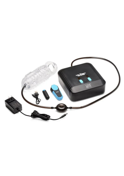 LoveBotz The Milker Pro Edition Remote Control Male Stroker Black