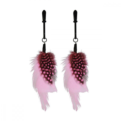 Sex Kitten Tweezer Style Nipple Feather Clamps - Romantic Blessings