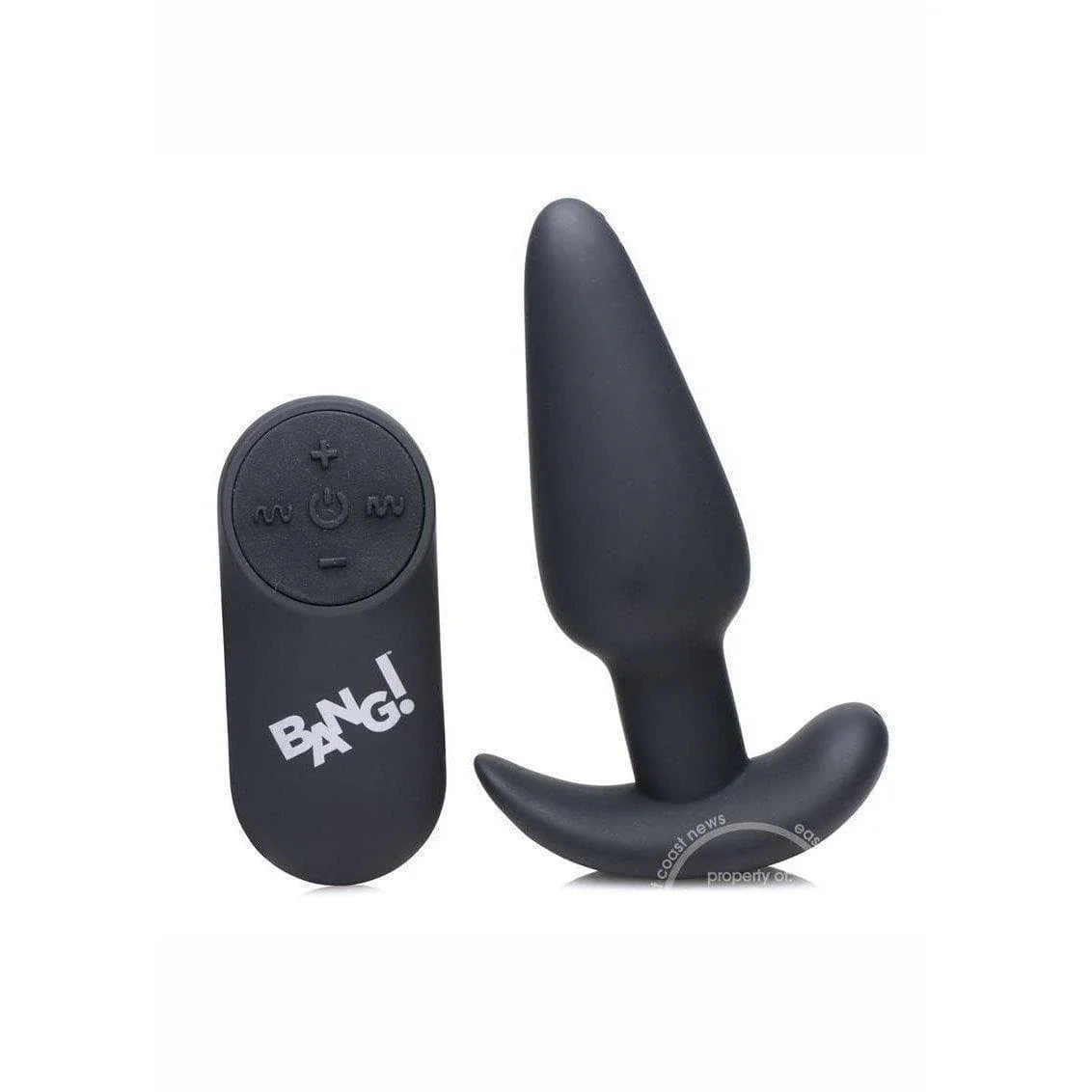 Bang! 21 Function Vibrating Silicone Rechargeable Butt Plug With Remot -  Romantic Blessings