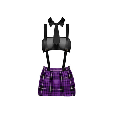 Magic Silk Dress Up School Daze Costume Purple - Romantic Blessings