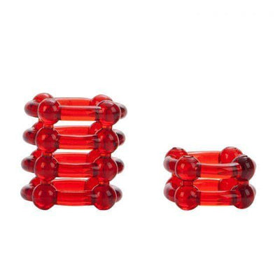Colt Erection Enhancer Penis Rings 2 Pack 1 Tier and 4 Tier Ring Set - Romantic Blessings