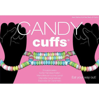 Edible Lovers Candy Cuffs Flavored Assorted Colors 1 Set Per Box - Romantic Blessings