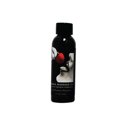 Edible Spa Quality Flavored Skin Nourishing Massage & Body Oil Strawberry - Romantic Blessings