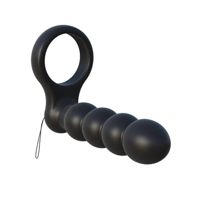 Fantasy C-ringz Remote Double Penetrator Black - Romantic Blessings