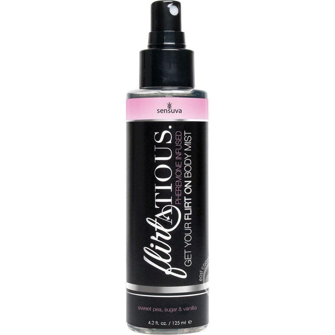Flirtatious Pheromone and Essential Oil Infused Body Mist 4.2 Ounce Spray - Romantic Blessings