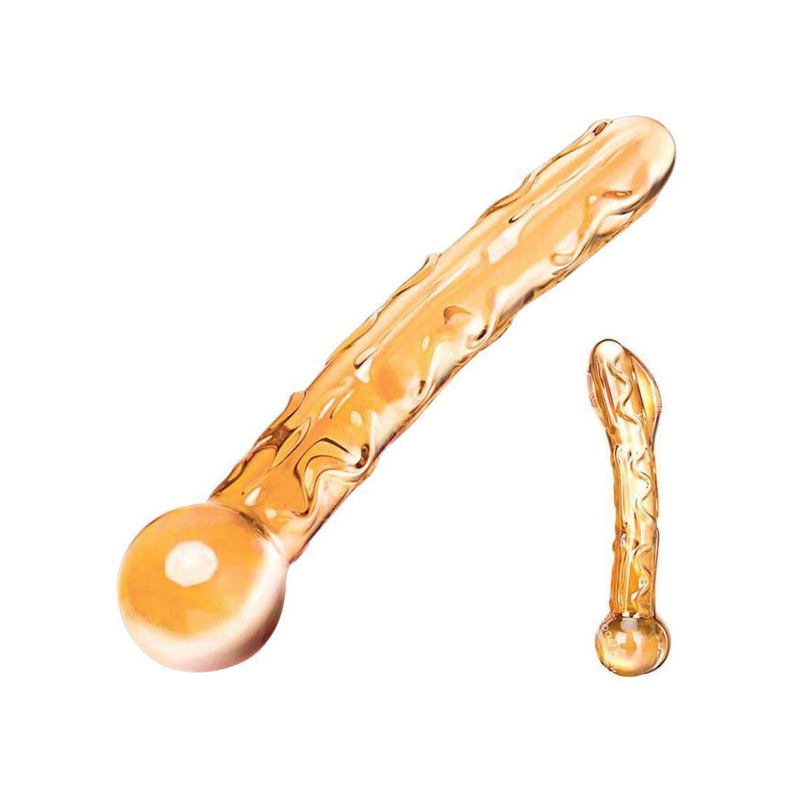 Glas Orange Tickler Glass Dildo - Romantic Blessings Glas Orange Tickler Glass Dildo - Romantic Blessings