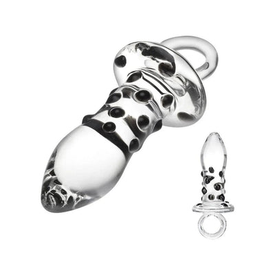 Glas Pacifier Butt Plug - Romantic Blessings
