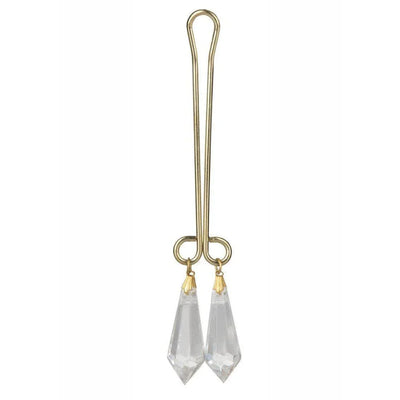 Intimate Play Non Piercing Beaded Clitoral Jewelry Clear - Romantic Blessings