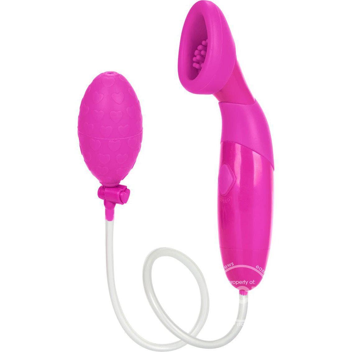 Intimate Pump Silicone Multispeed Vibrating Clitoral Pump with Tantalizing Ticklers - Romantic Blessings