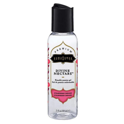Kama Sutra Divine Nectars Water Based Flavored Body Glide Lubricant Strawberry Dreams - Romantic Blessings