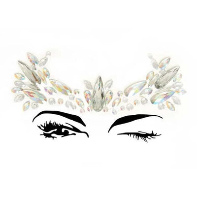 Leg Avenue Elora Adhesive Face Jewels Sticker (6pk) - Romantic Blessings